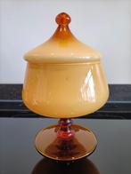 Vintage opaline bonboniere. Art deco bokaal, schaaltje., Ophalen