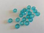 lego 20 ronde tegeltjes 1x1 transparant licht blauw, Ophalen of Verzenden, Nieuw, Losse stenen, Lego