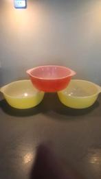 Arcopal France Schalen Set - Rood en Geel, Ophalen of Verzenden