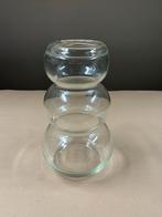 Glazen Vaas - Bollen, Wit, Ophalen of Verzenden, Minder dan 50 cm, Glas