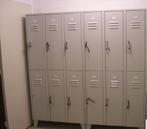 Metalen lockerkast 6-deurs vintage grijs, Huis en Inrichting, Kasten | Lockerkasten, Ophalen, Gebruikt, Gispen