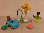 LEGO DUPLO Stad windmolen en elektrische auto, Kinderen en Baby's, Speelgoed | Duplo en Lego, Ophalen, Zo goed als nieuw, Duplo