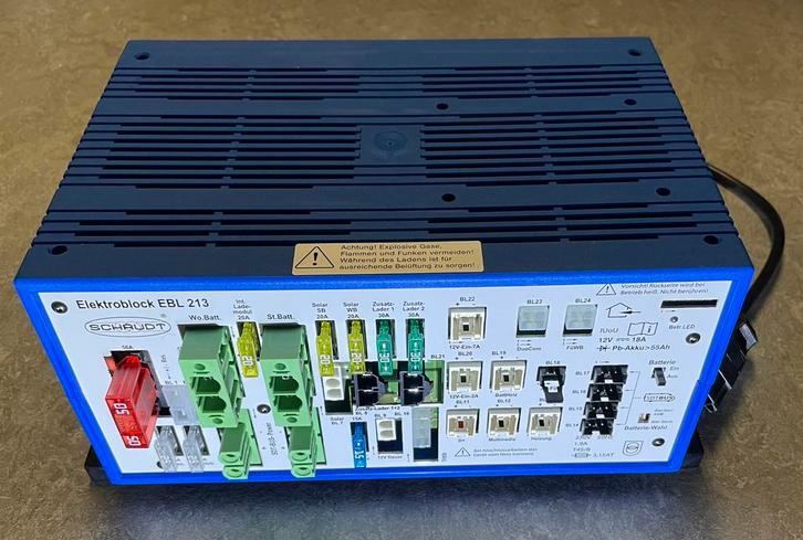 Schaudt EBL213 elektroblock, Caravans en Kamperen, Camper-accessoires, Zo goed als nieuw, Ophalen of Verzenden