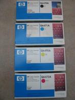 4 toners HP toners Q6470A-Q6471A-Q6472A-Q6473A (HP 501-502A), Nieuw, HP Hewlett Packard, Toner, Ophalen of Verzenden