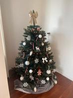 Kerstboom Intratuin Romagne Blauw 1.55m, Ophalen of Verzenden, Zo goed als nieuw, Binnen