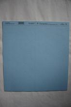 5 vel creamotion geembost karton babyvoetjes blauw 712, Hobby en Vrije tijd, Scrapbooking, Verzenden, Nieuw, Papier of Karton