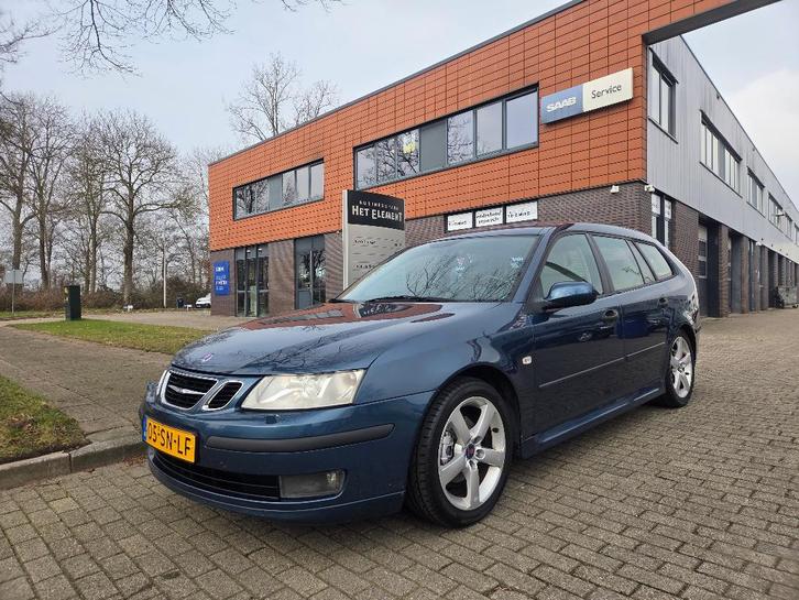 Saab 9-3 1.8T Vector Sport Estate 2006 Blauw, Auto's, Saab, Bedrijf, Saab 9-3, ABS, Airbags, Airconditioning, Boordcomputer, Centrale vergrendeling