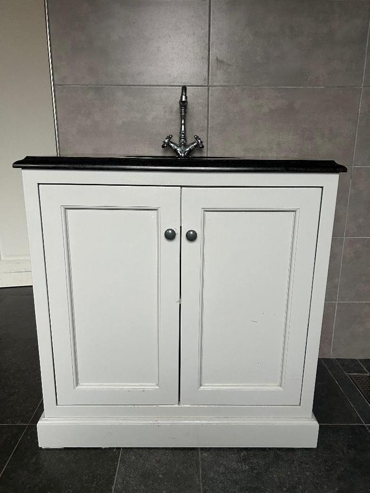 Badkamermeubel, Huis en Inrichting, Badkamer | Badkamermeubels, Gebruikt, Wastafelkast, Minder dan 100 cm, 50 tot 100 cm, 50 tot 75 cm