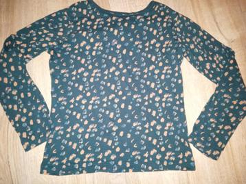 Blue Queen groene longsleeve met printjes maat 140 beschikbaar voor biedingen