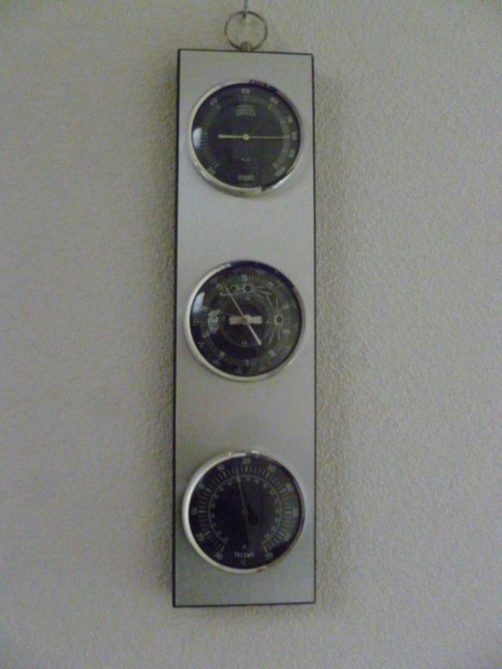 Barometer, hygrometer en thermometer. (3 in 1.), Huis en Inrichting, Woonaccessoires | Thermometers, Gebruikt, Binnenthermometer
