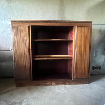 TOTALE LEEGVERKOOP  Art deco Haagse school boekenkast beschikbaar voor biedingen