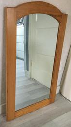 Spiegel met  houtenframe 🪞, Huis en Inrichting, Woonaccessoires | Spiegels, Ophalen, Zo goed als nieuw, Minder dan 100 cm, Rechthoekig