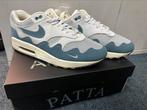 Nike Air Max 1 Patta Waves Noise Aqua 44.5/44,5, Kleding | Heren, Schoenen, Blauw, Sportschoenen, Nike, Ophalen of Verzenden