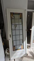 Glas in Lood separatie deuren, Doe-het-zelf en Verbouw, Deuren en Horren, Ophalen, Gebruikt, Minder dan 80 cm, Binnendeur
