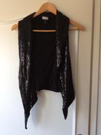 Zwart glitter vest - giletje (S), Ophalen of Verzenden, Zo goed als nieuw, Maat 36 (S), Zwart