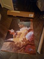 Werk aan de muur Lezend meisje, Jean-Honoré Fragonard, Nieuw, Ophalen of Verzenden, Print, 75 tot 100 cm