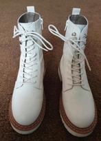 Witte veterlaarzen, Kleding | Dames, Schoenen, Wit, Lage of Enkellaarzen, Nieuw, Ophalen of Verzenden
