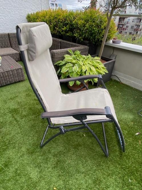 Relax tuinstoel Lafuma RSXA-Clip, Tuin en Terras, Tuinsets en Loungesets, Zo goed als nieuw, Overige materialen, Stoel, Ophalen