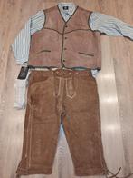 Lederhose 62 trachten vest overhemd kousen Tiroler, Ophalen, Zo goed als nieuw, Maat 46 (S) of kleiner