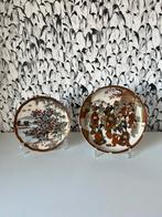 Satsuma, Japan, twee borden met Mount Fuji in de achtergrond, Ophalen of Verzenden