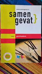 Geschiedenis Vwo samengevat, HAVO, Ruud Seriese; Yvonne Bouw, Ophalen of Verzenden, Zo goed als nieuw
