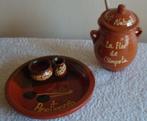 Tapas olijven bordje + spaans honingpotje zie foto's NIEUW, Huis en Inrichting, Verzenden, Nieuw, Overige stijlen, Overige typen