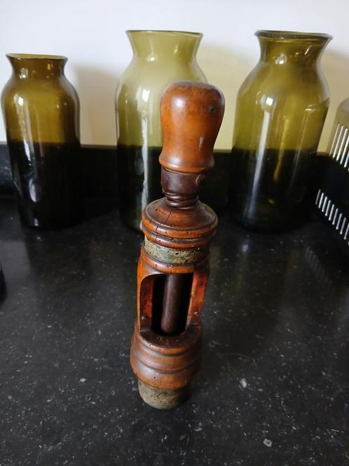 Antiek Frans  instrument om een kurk op fles te doen, Antiek en Kunst, Antiek | Overige Antiek, Ophalen of Verzenden