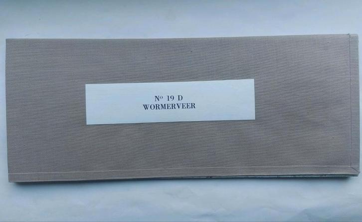 19D stafkaart uit 1961 Wormerveer De Rijp Westzaan Wormer, Boeken, Atlassen en Landkaarten, Zo goed als nieuw, Landkaart, Nederland
