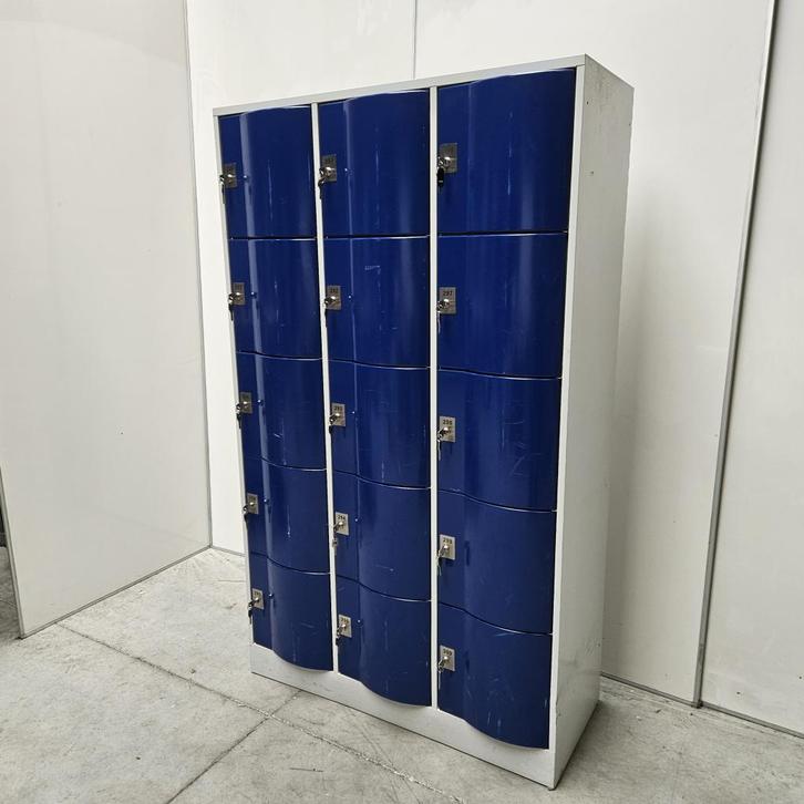 15-deurs CP lockerkast HUFTERPROOF - 195x116x48 cm, Huis en Inrichting, Kasten | Lockerkasten, Gebruikt