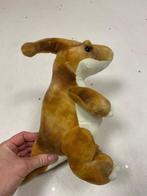 Knuffel dinosaurus bruin en heel zacht, Kinderen en Baby's, Speelgoed | Knuffels en Pluche, Ophalen of Verzenden, Zo goed als nieuw