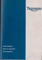 Triumph Bonneville-America Instruktieboekje meertalig 2001, Ophalen of Verzenden, Triumph