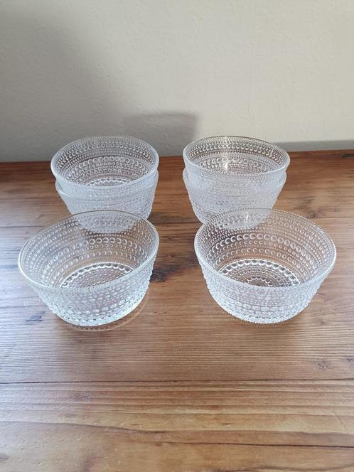 Iittala "KASTEHELMI" schaaltjes 6x-11 cm - Oiva Toikka - SF, Huis en Inrichting, Keuken | Servies, Schaal of Schalen, Ophalen of Verzenden
