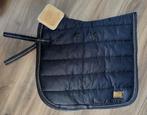 dressuurdekje eskadron donkerblauw, gouden details en bont, Ophalen of Verzenden, Zo goed als nieuw, Dekje