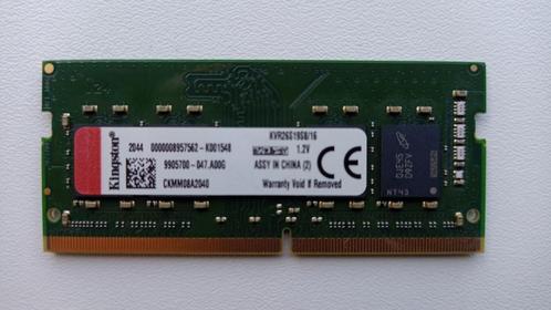 16GB DDR4 PC4-21300 2666Mhz laptop memory, Computers en Software, RAM geheugen, Zo goed als nieuw, Laptop, 16 GB, DDR4, Verzenden