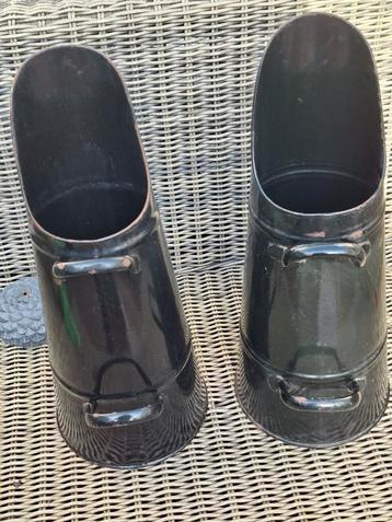 Emaille Kolenkit - Set van 2 beschikbaar voor biedingen