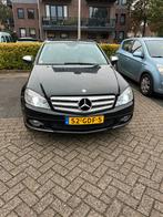 Mercedes-Benz C-Klasse 2.2 CDI C220 Sedan AUT 2007 Zwart, Auto's, Automaat, Achterwielaandrijving, 1800 kg, Zwart