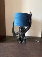 Apenlamp met velours kap, Huis en Inrichting, Ophalen, Zo goed als nieuw, Rond