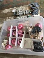 Kerst versiering , doos vol . ongeveer 25 x . alles samen vo, Ophalen, Zo goed als nieuw