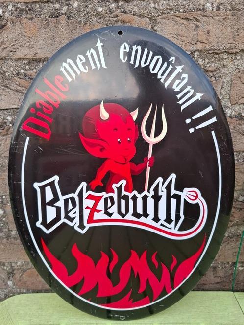 Reclamebord Belzebuth bier, Verzamelen, Biermerken, Nieuw, Reclamebord, Plaat of Schild, Overige merken, Ophalen of Verzenden