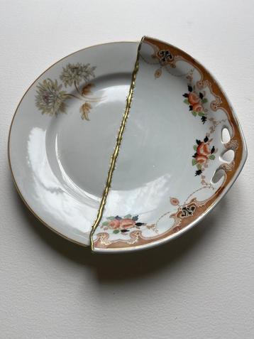 Vintage keramiek porselein wandbord  beschikbaar voor biedingen