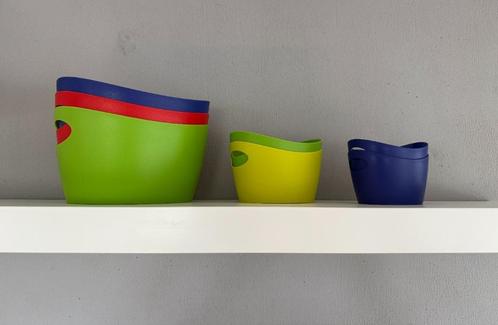 Set van 8 Koziol Bottichelli opbergbakjes, Huis en Inrichting, Woonaccessoires | Schalen en Manden, Zo goed als nieuw, Mand, Overige vormen