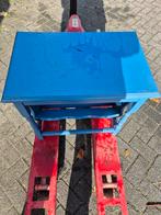 Te koop krantenbak tafeltje zie foto's., 100 liter of meer, Ophalen, Transportkar