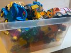 Bak vol duplo voertuigen, vrachtwagens, vliegtuig, motor etc, Kinderen en Baby's, Speelgoed | Duplo en Lego, Duplo, Ophalen of Verzenden