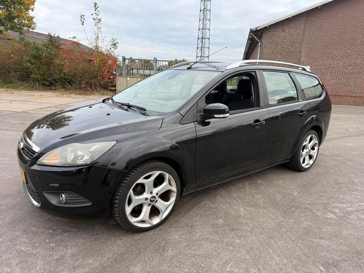 Ford Focus 1.8 92KW Wagon 2010 Zwart titanium, Auto's, Ford, Bedrijf, Focus, Airbags, Airconditioning, Boordcomputer, Centrale vergrendeling