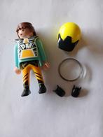 Playmobil figuur 5522 motorcrosser, Ophalen of Verzenden, Zo goed als nieuw, Complete set