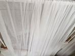 Vitrage geplooid, brandvertragend met certificaat, Ophalen of Verzenden, Zo goed als nieuw, 200 cm of meer, 200 cm of meer