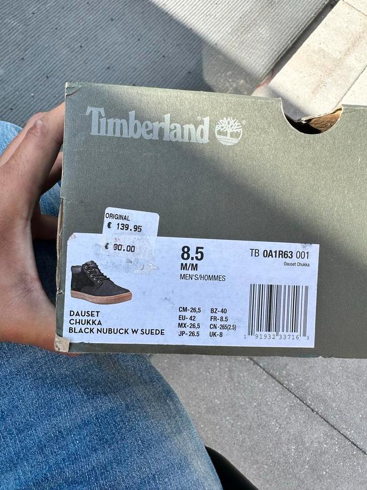 Timberland Dauset Chukka Boots - Nieuw!, Kleding | Heren, Schoenen, Nieuw, Boots, Zwart, Ophalen of Verzenden
