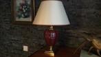 Vitage lamp met originele kap van Le Dauphin france, Ophalen, 50 tot 75 cm