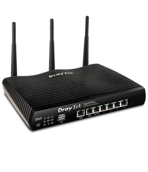 DrayTek Vigor 2925 AC Gigabit Router..., Computers en Software, Netwerk switches, Zo goed als nieuw, Ophalen of Verzenden