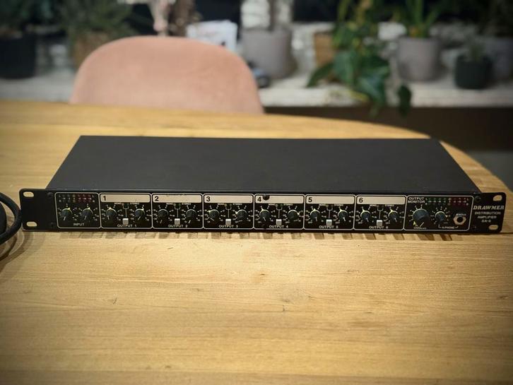 Drawmer DA6 Distributieversterker - Topstaat!, Audio, Tv en Foto, Professionele Audio-, Tv- en Video-apparatuur, Zo goed als nieuw